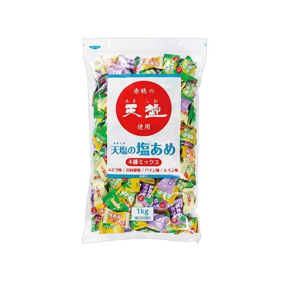 赤穂化成　天塩の塩あめ　４種ミックス　１ｋｇ　１Ｐ