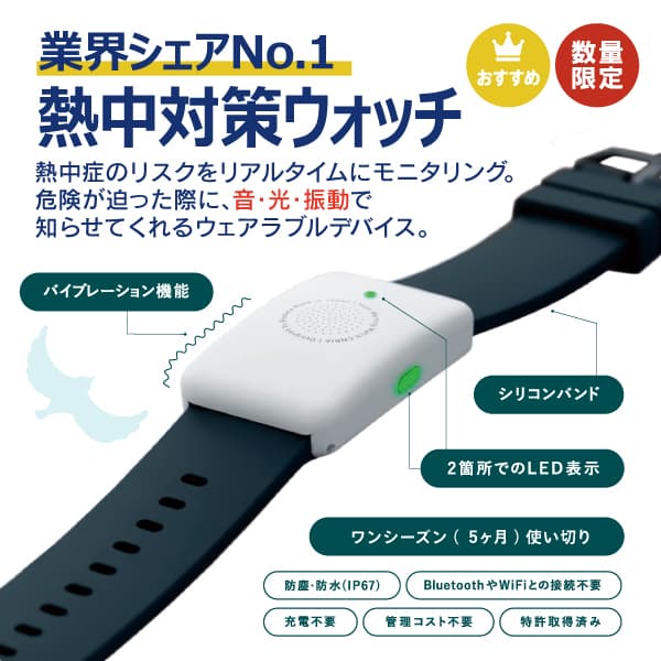 熱中症対策ウォッチカナリアＰＬＵＳ