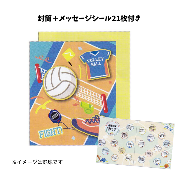 スポーツ色紙　バレーボール