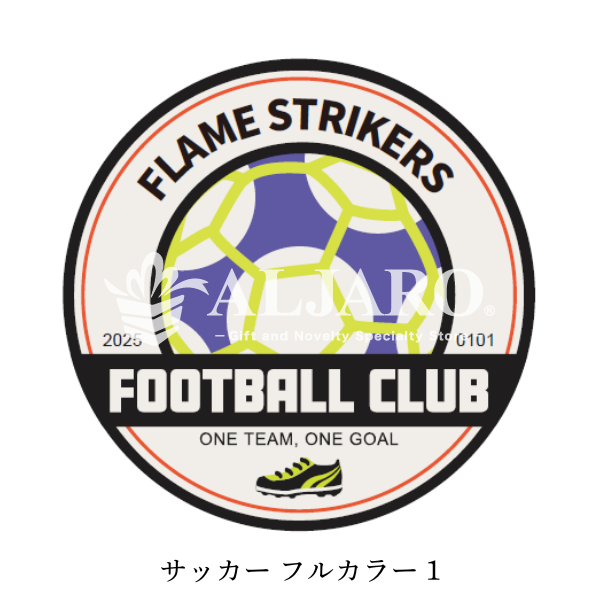 テンプレート　サッカー　フルカラー印刷用