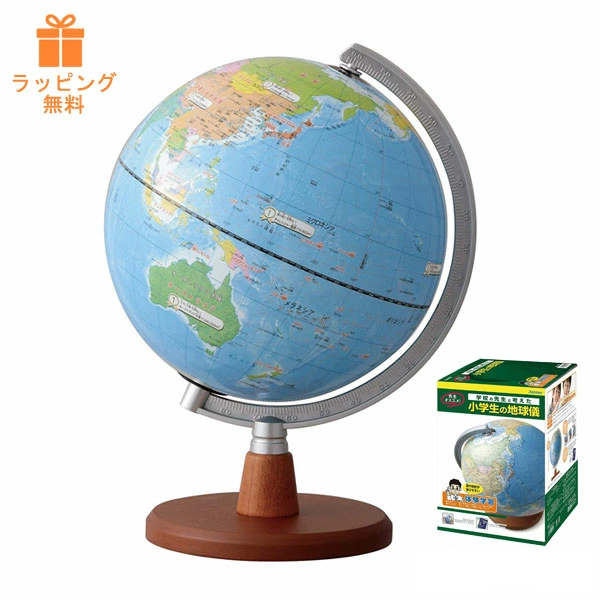 先生おすすめ　小学生の地球儀　行政型