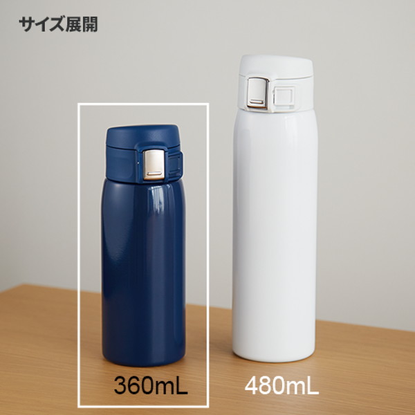 ワンタッチカービングサーモボトル　３６０ｍｌ