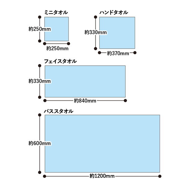 今治白タオル　バス　ホワイト