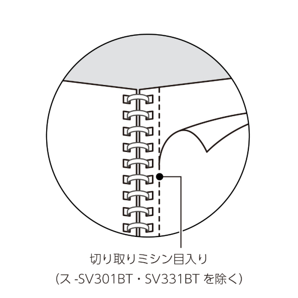 ソフトリングノート　ドット入罫線　Ｂ５　４０枚