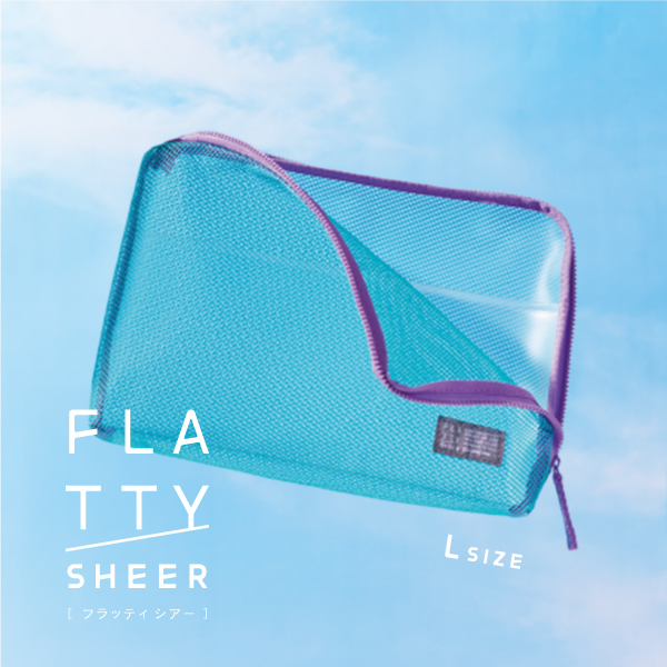 メッシュポーチ　ＦＬＡＴＴＹ　ＳＨＥＥＲ　Ｌ