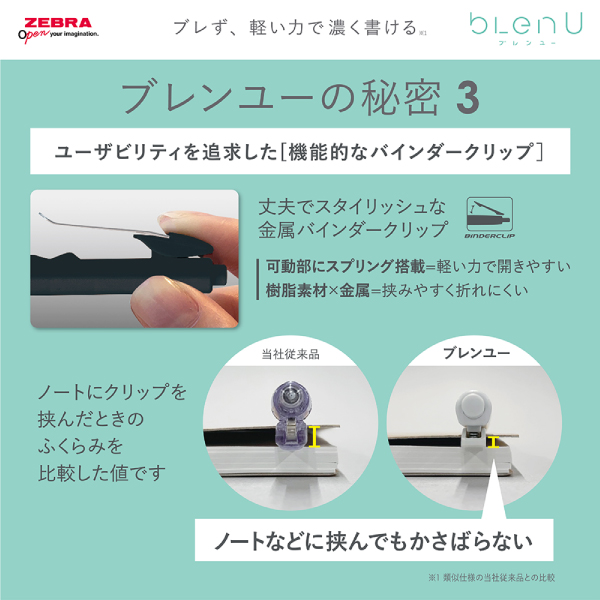 油性ボールペン　ブレンユー　０．５ｍｍ