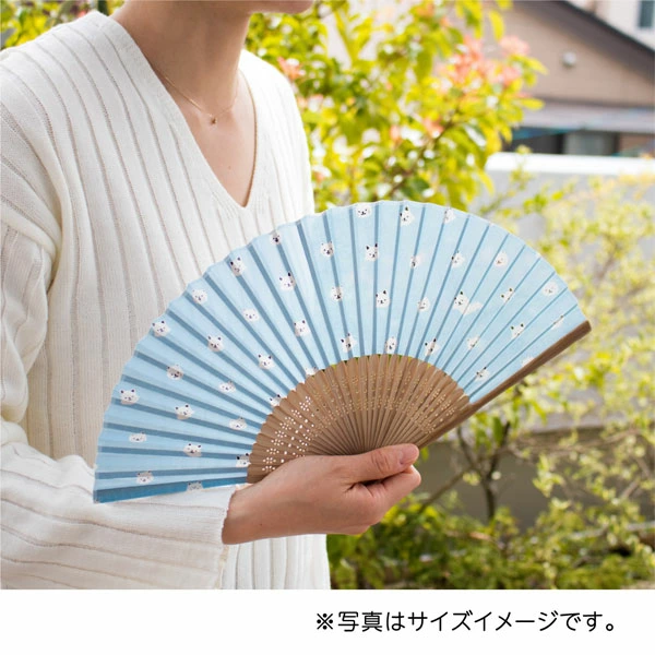 扇子　アニマルフェイス