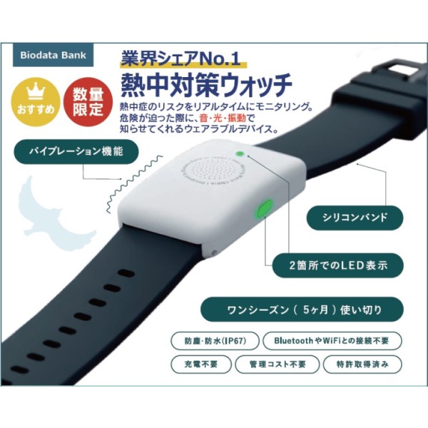 熱中症対策ウォッチカナリアＰＬＵＳ