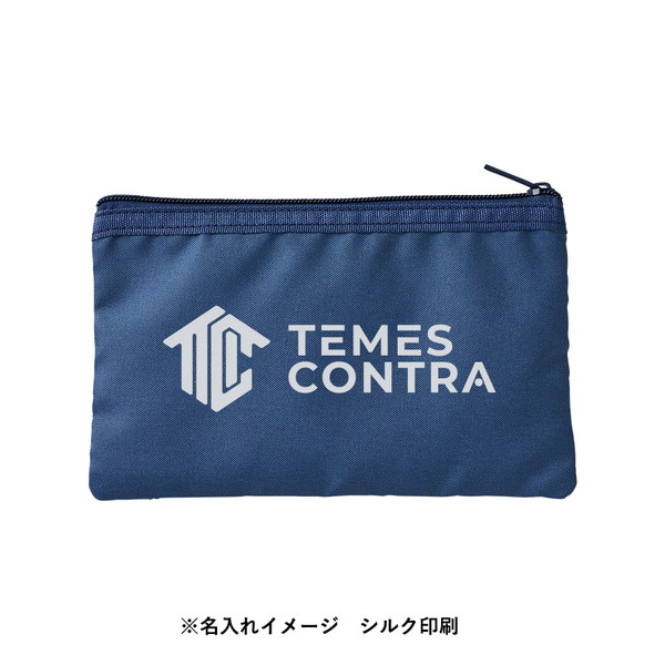 防災緊急７点セット　メッシュポーチタイプ　ネイビー