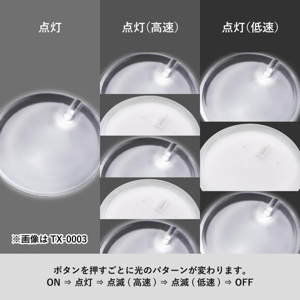 ライティングバッジ　丸形