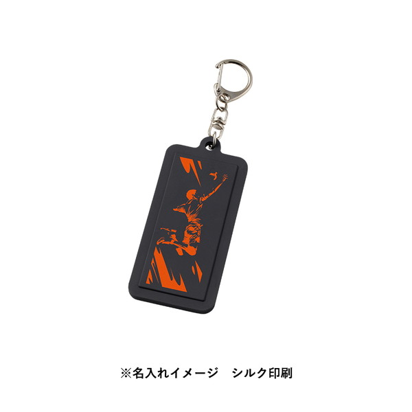 ラバーキーホルダー　スクエア型