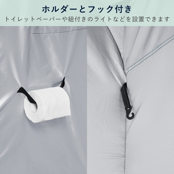 ＫＯＫＯＲＯ　縦横使える防災テント　カーキ