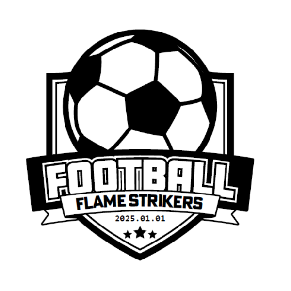 テンプレート　サッカー　１色①