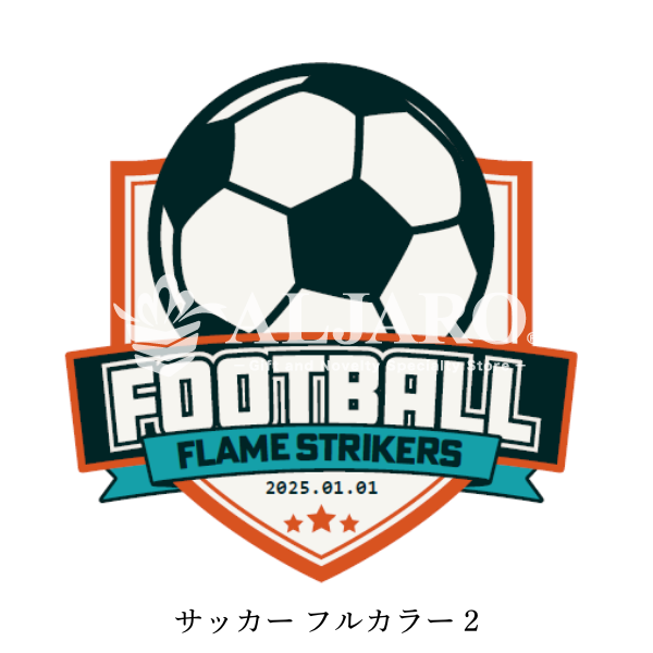 テンプレート　サッカー　フルカラー印刷用