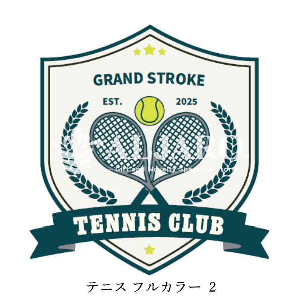 テンプレート　テニス　フルカラー印刷用