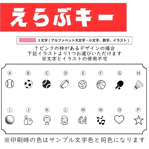 アクリルキーホルダー　えらぶキー