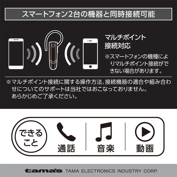 Ｂｌｕｅｔｏｏｔｈヘッドセット　Ｖｅｒ５．０