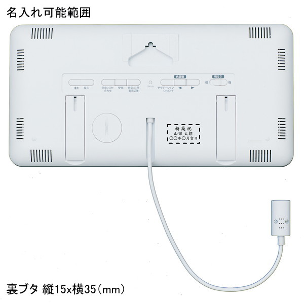 交流式掛置兼用電波デジタル時計　Ｃ３