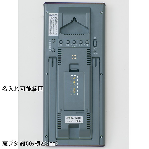 日めくり　掛置兼用電波デジタル時計