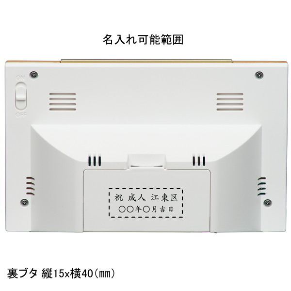 電波デジタル目ざまし時計