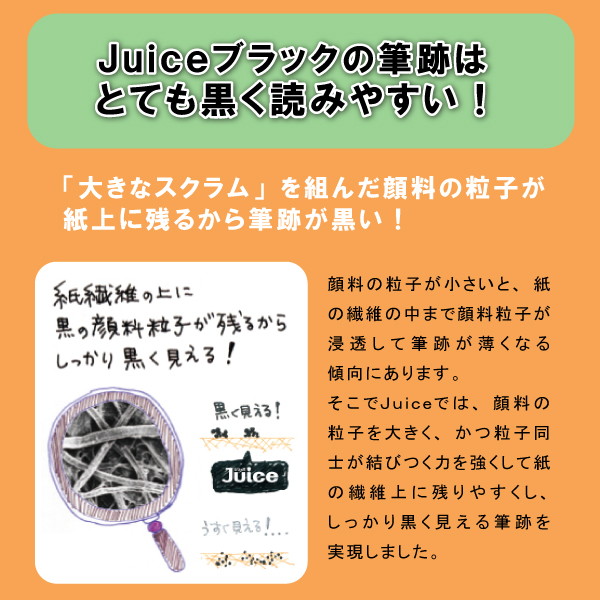 ゲルＢＰ　ジュース　黒インク　名入れ専用ボディ