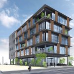 本社新社屋外観パースA