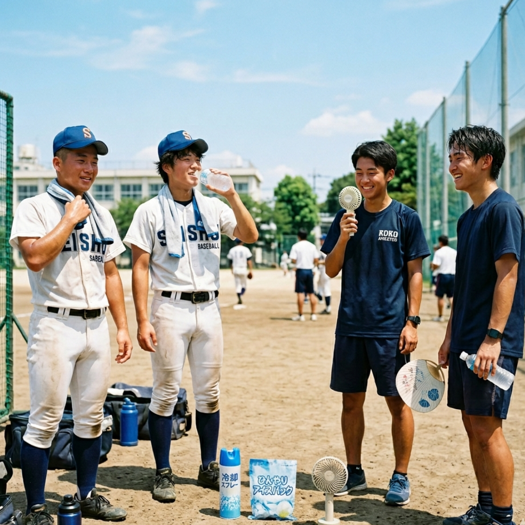 夏の部活動向け熱中症対策