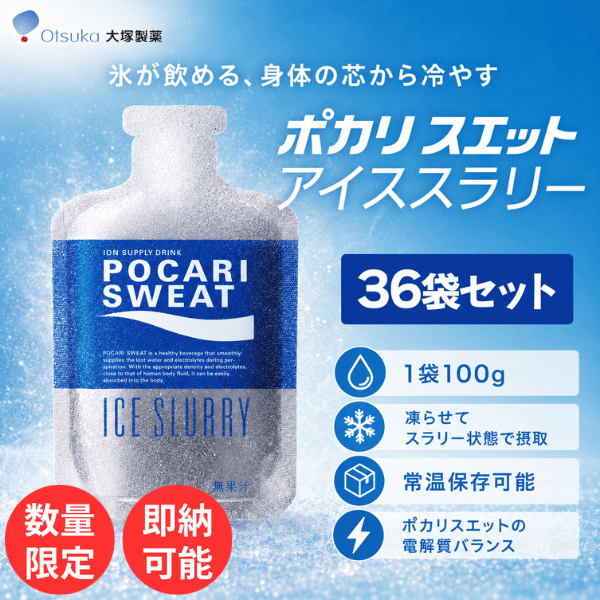 ポカリスエット アイススラリー 100g×6袋×6/箱