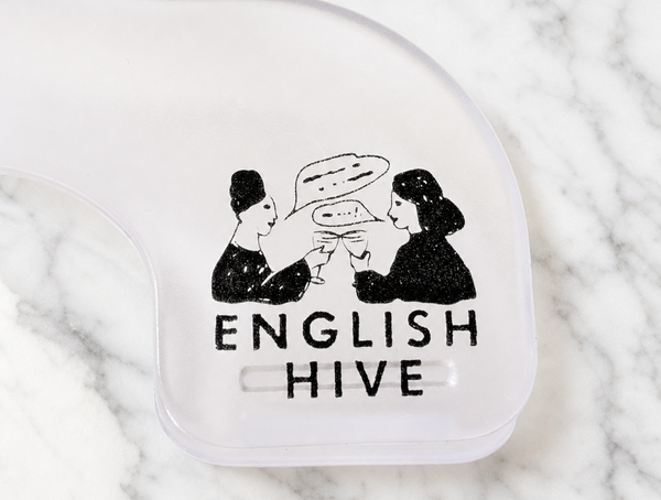 ENGLISH HIVE様 ウカンムリクリップ 名入れイメージ
